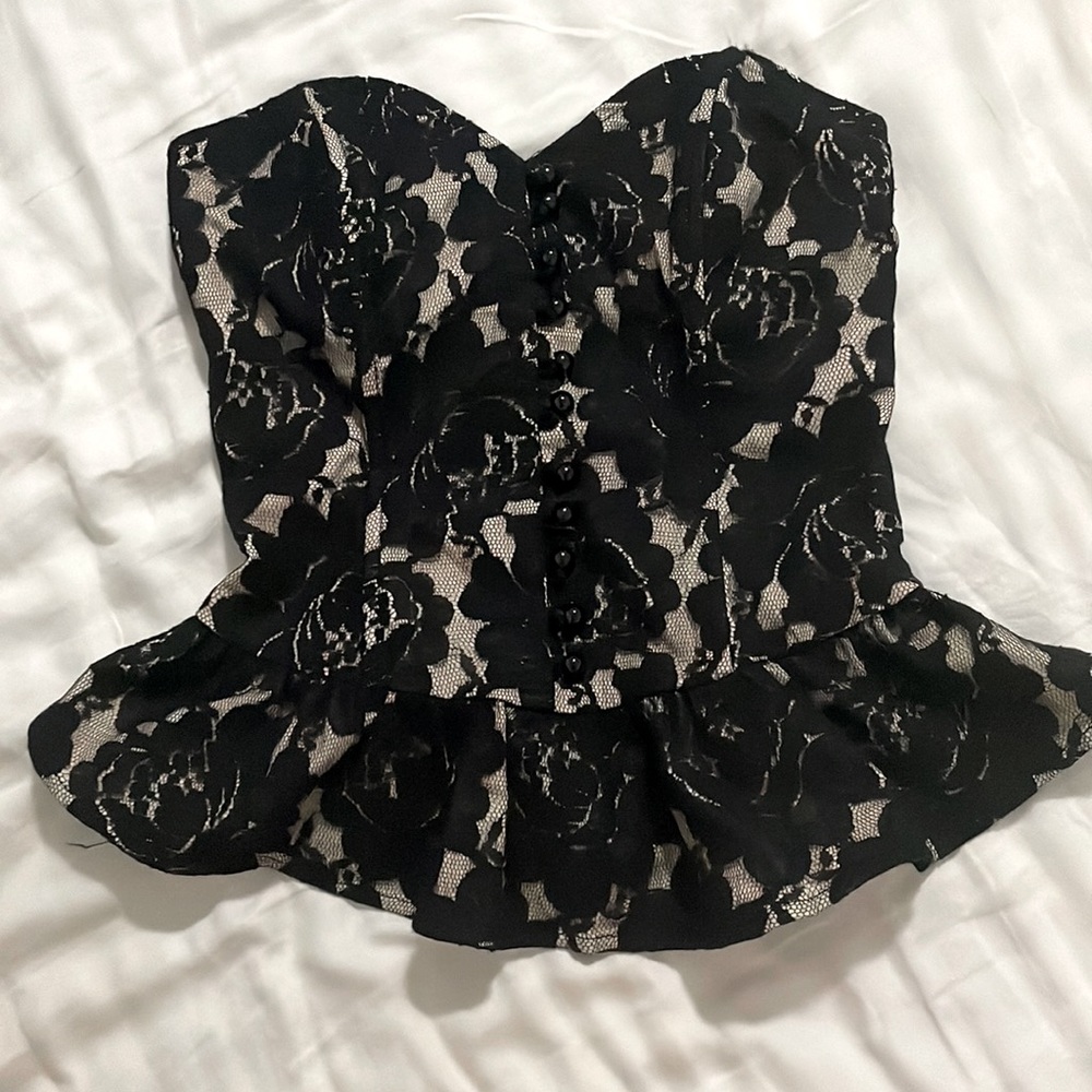 Bustier Lace shirt